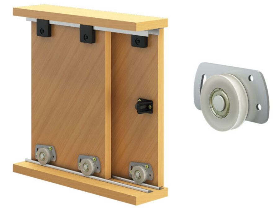 Herrajes para puertas correderas y armarios de madera